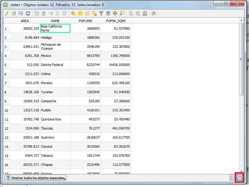 Novedades En La Tabla De Atributos De Qgis El Blog De Franz