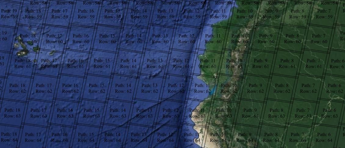 Descarga la cuadrícula LANDSAT Path and Row El blog de franz